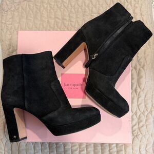 Kate Spade Black Heeled Boots